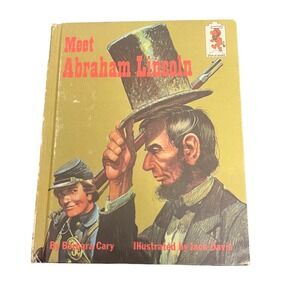 Meet Abraham Lincoln Barbara Cary Jack Davis Random House Step-Up Hardcover Book